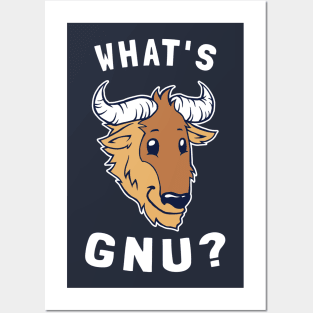 What's Gnu Posters and Art